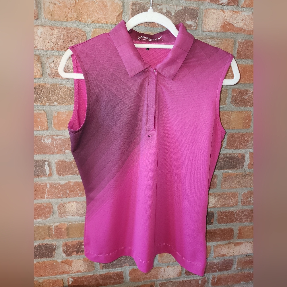 Women Nike Dri-fit Golf Sleeveless Shirt Medium